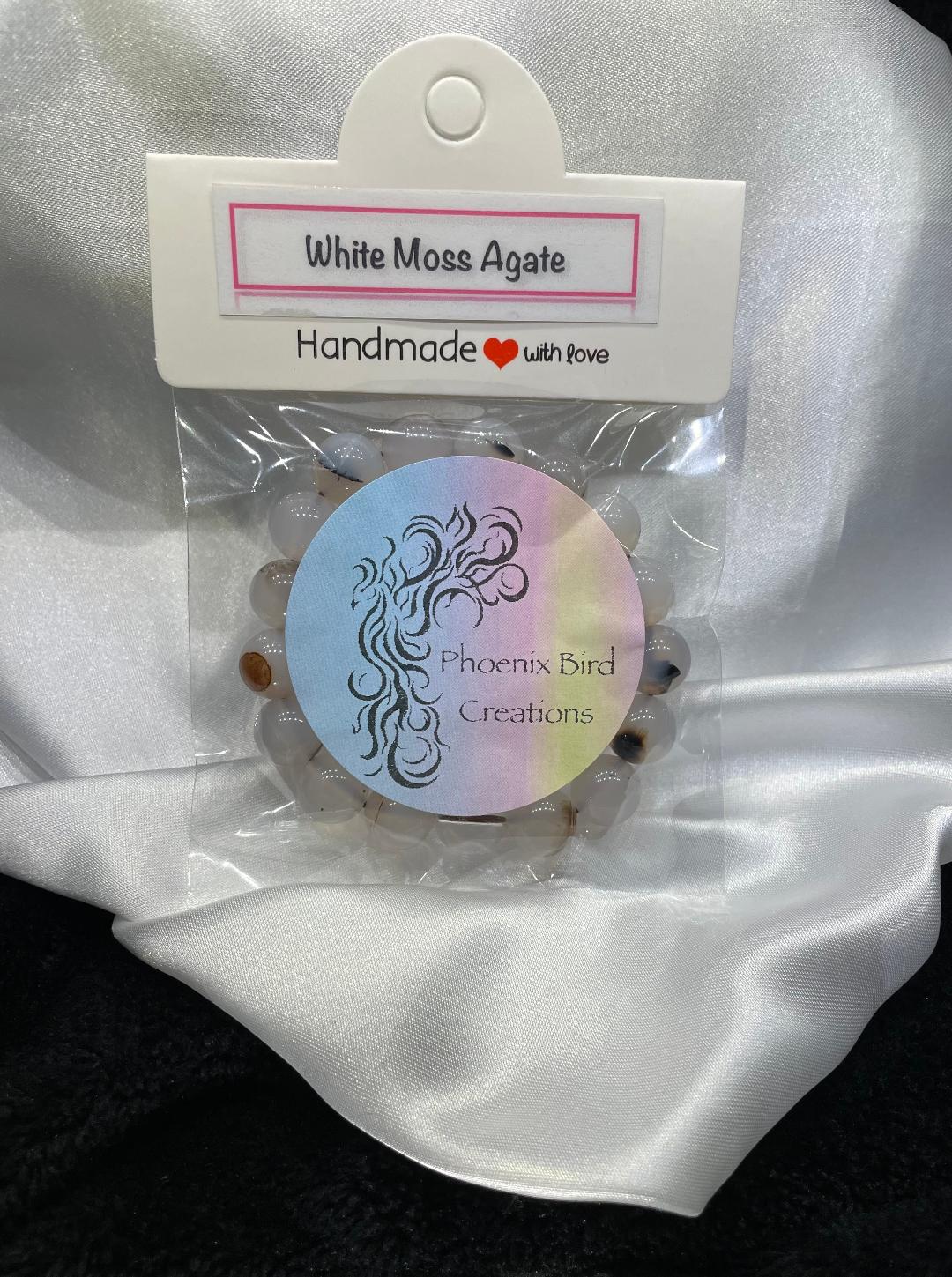White Moss Agate