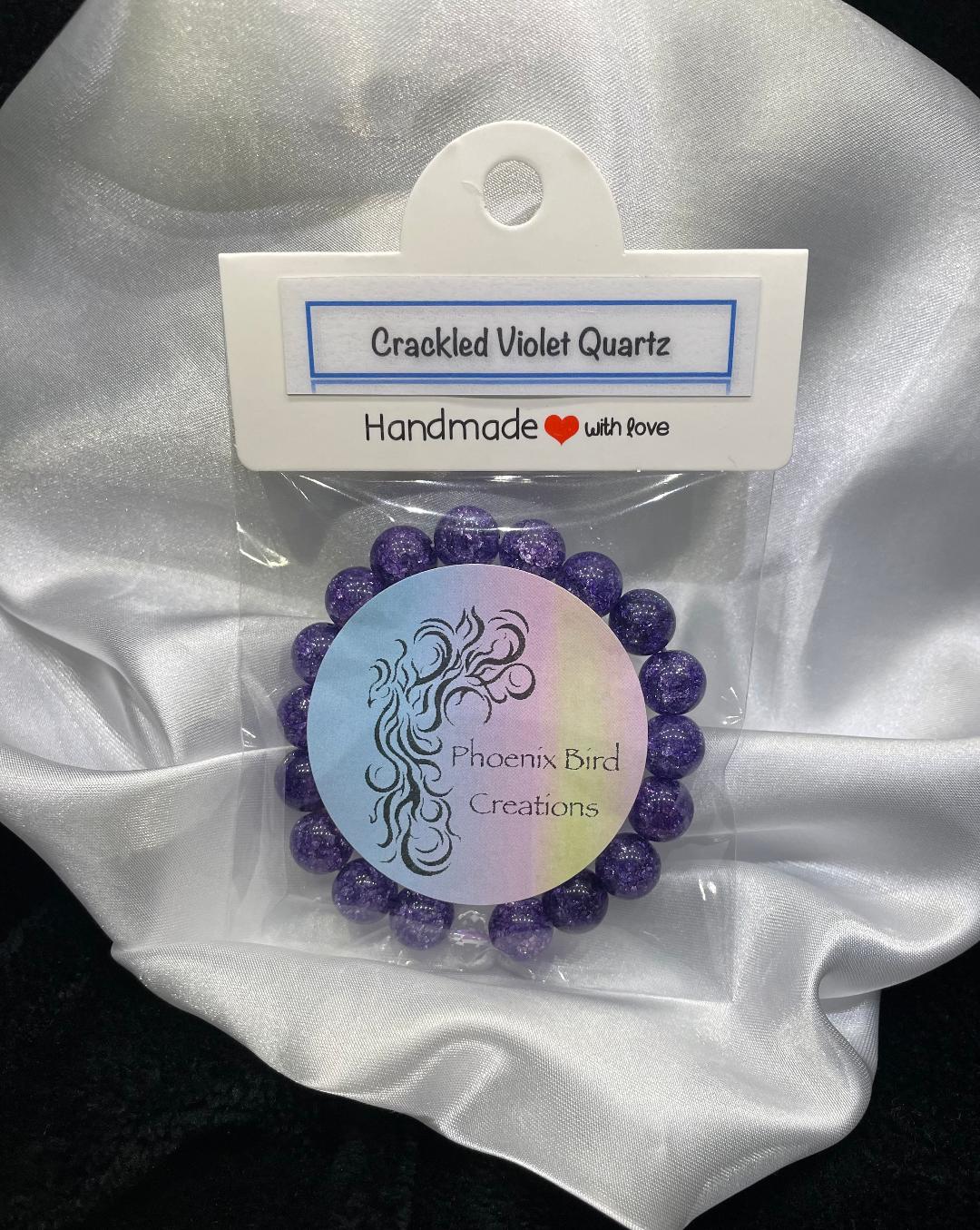 Crackled Violet Quartz