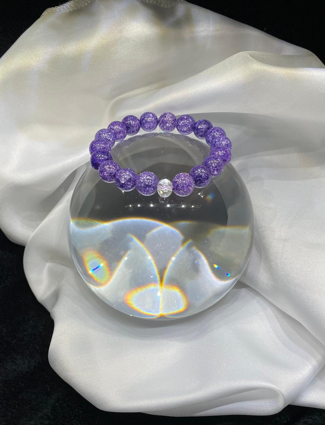 Crackled Violet Quartz
