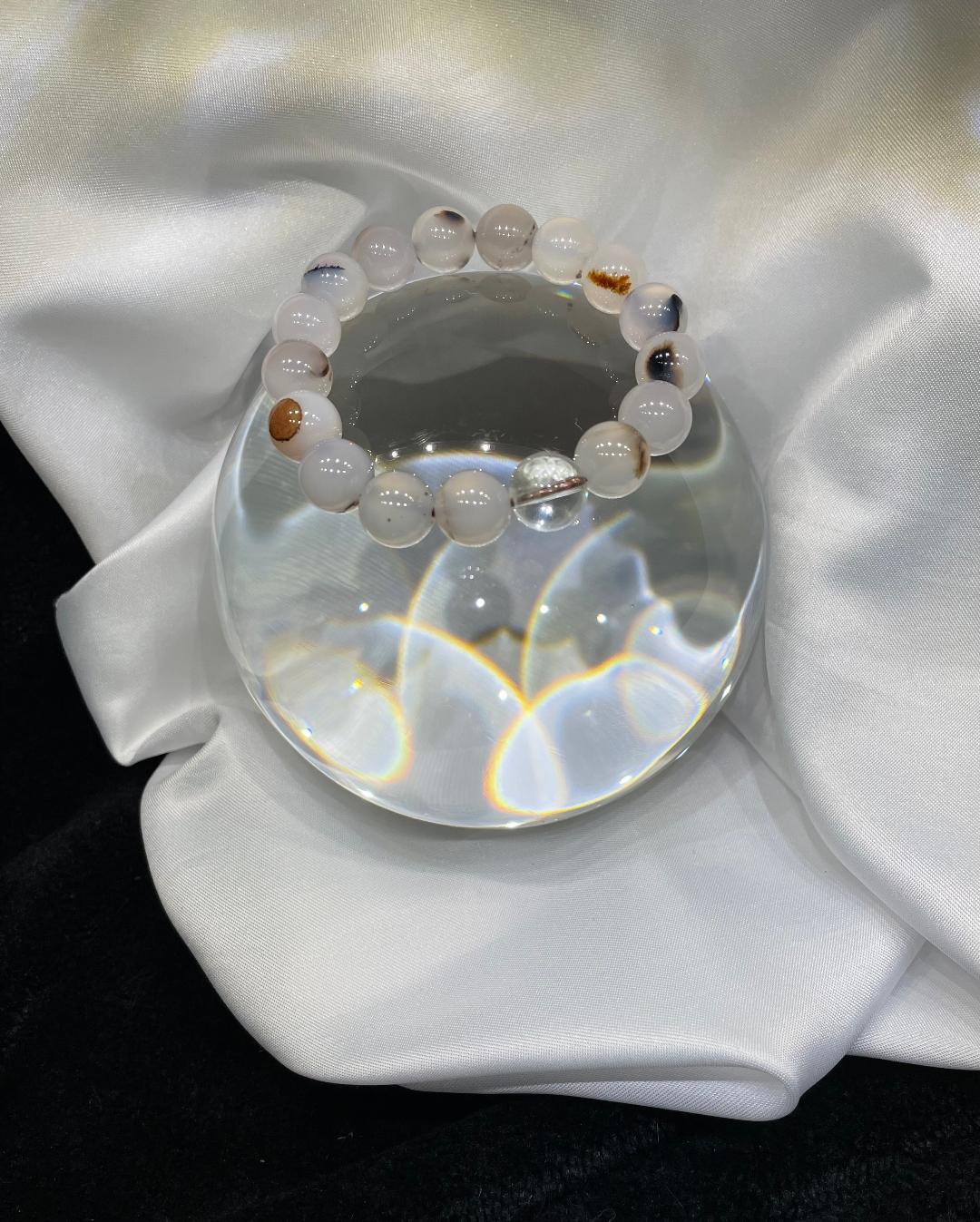 White Moss Agate