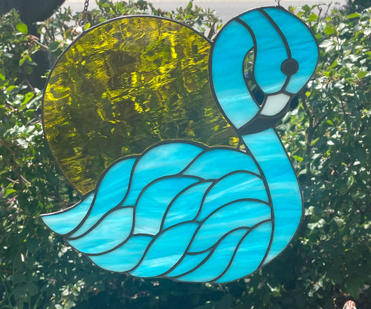 Flamingo & Sun