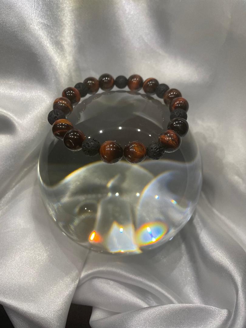 Tigers Eye & Lava Rock