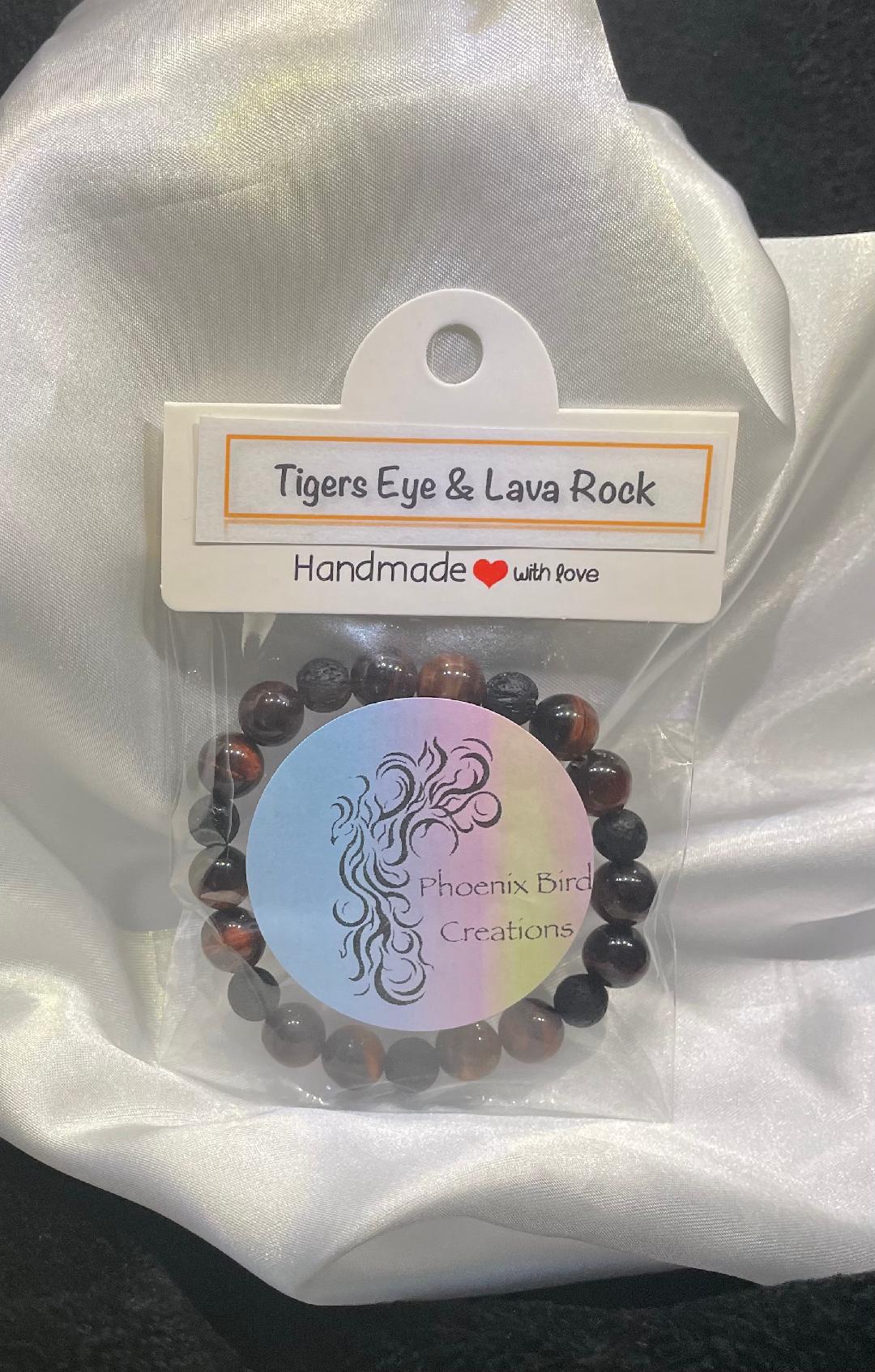 Tigers Eye & Lava Rock