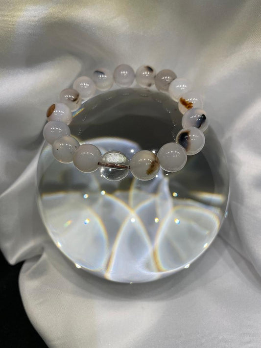 White Moss Agate