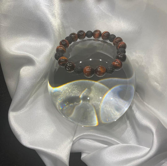 Tigers Eye & Lava Rock